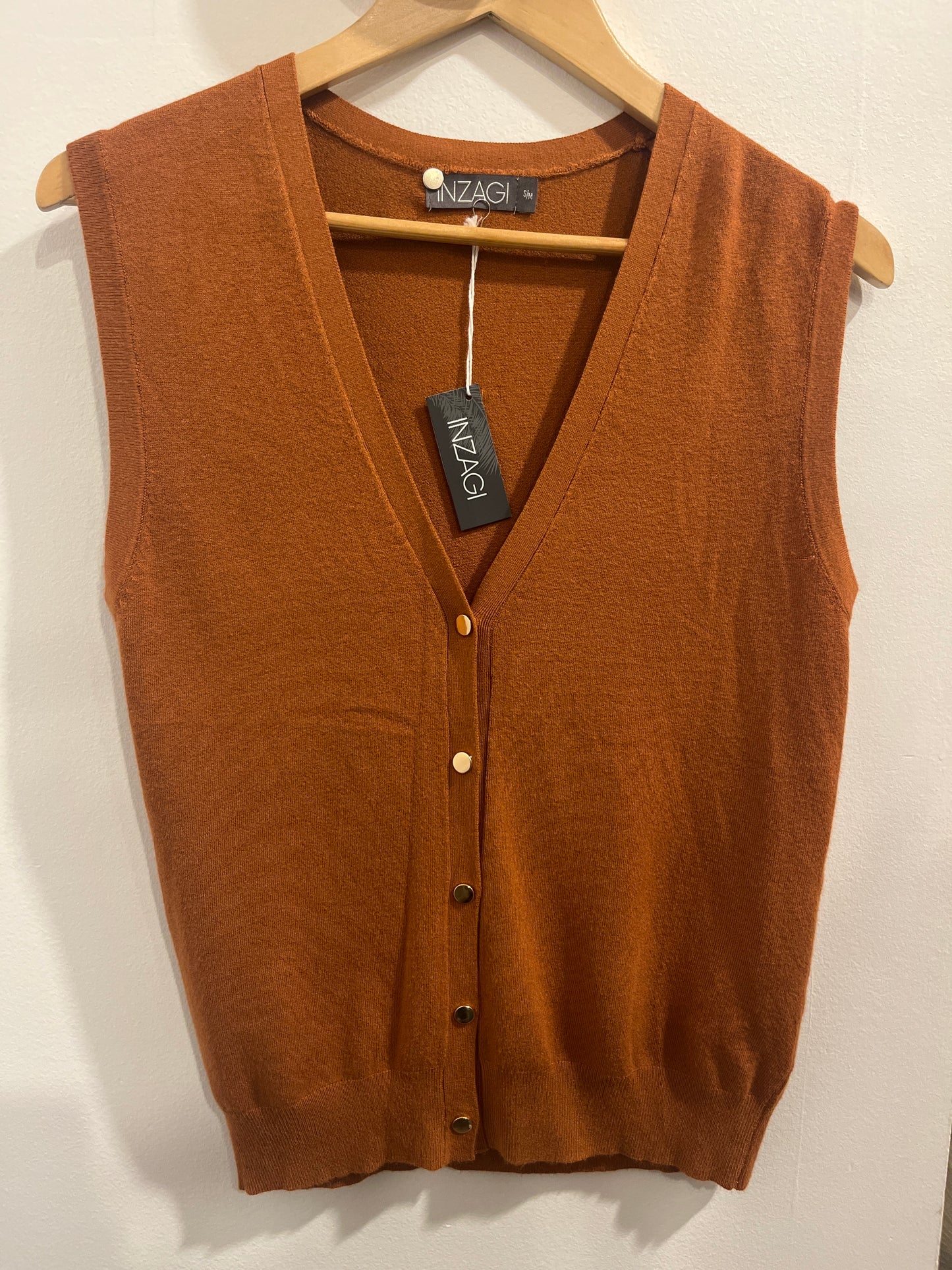 Verona Vest - TOFFEE