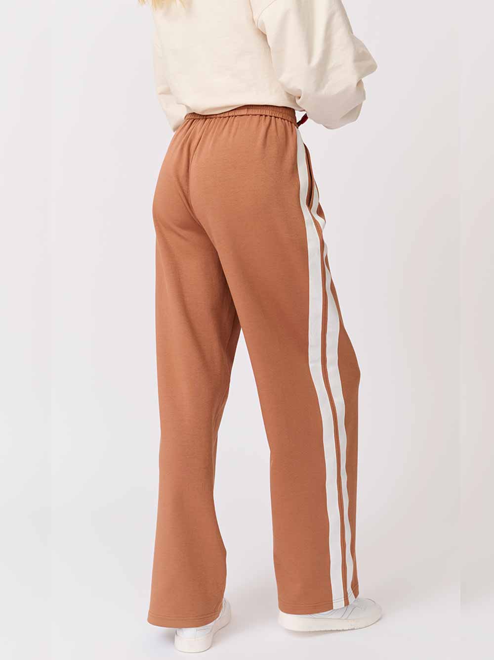 Adeline Pant - TOFFEE/WHITE
