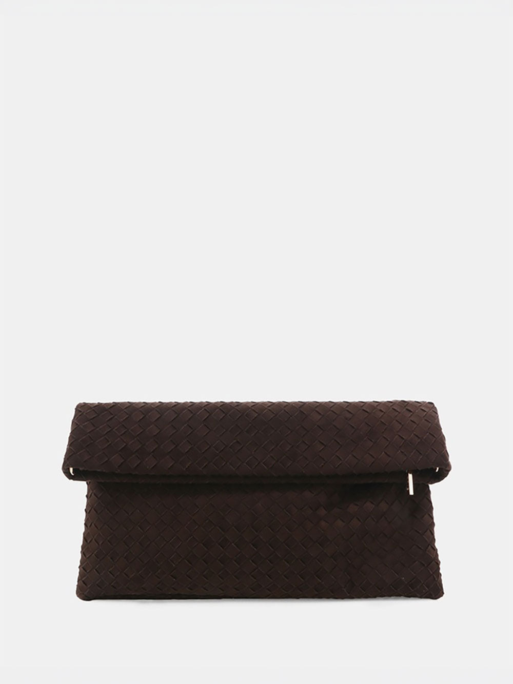Alicia Clutch Bag - DARK CACAO SUEDE