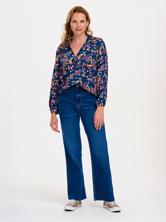 Alicia Frill Edge Blouse