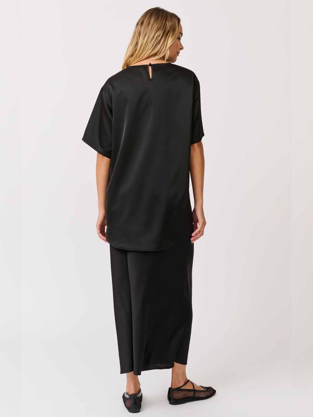Millie Slip Skirt - BLACK