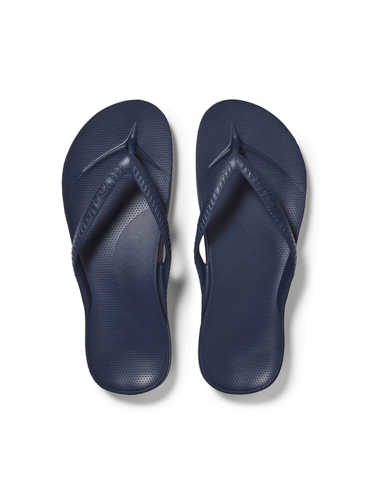 Arch Support Flip Flops - NAVY