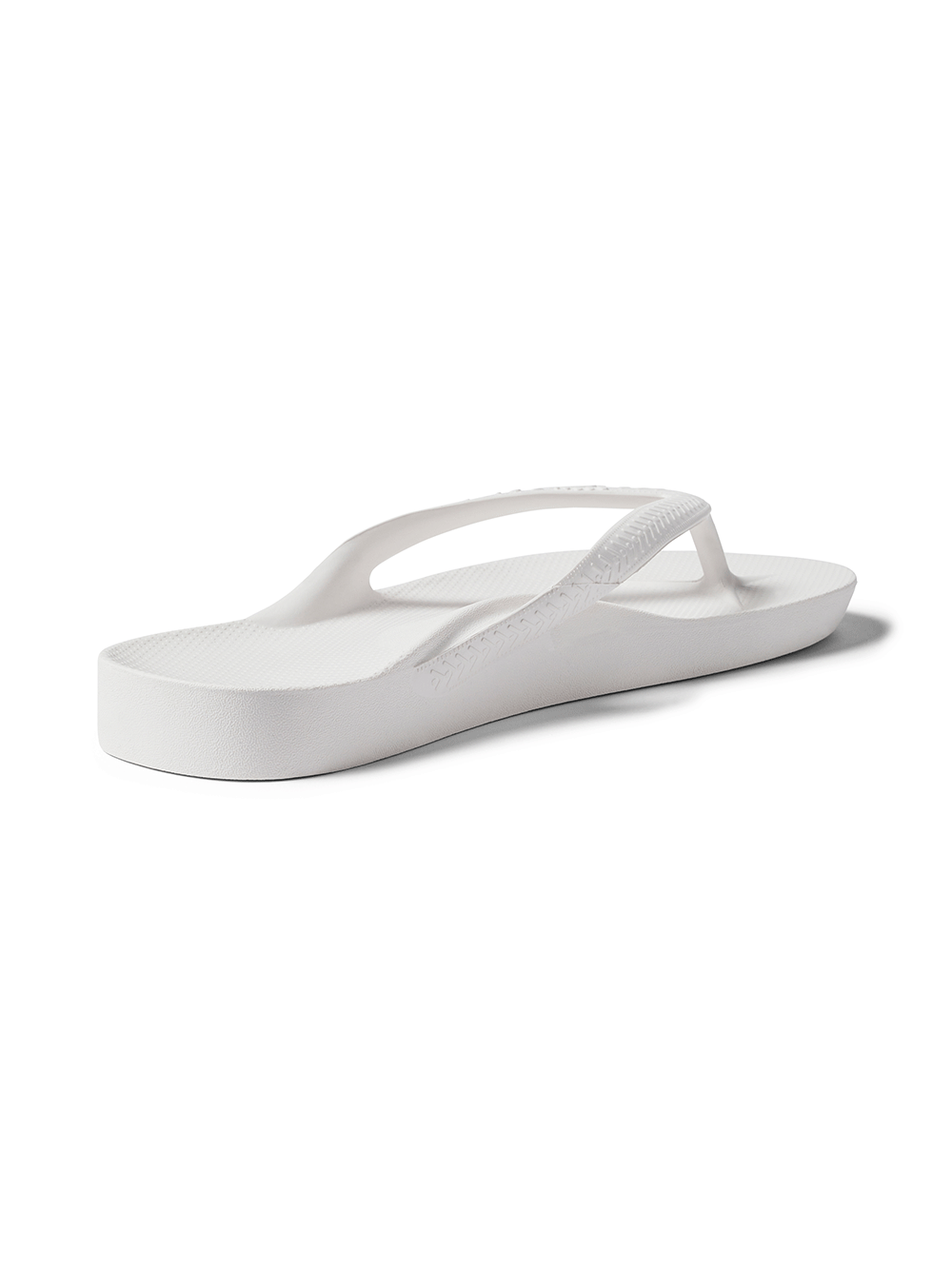 Arch Support Flip Flops - WHITE