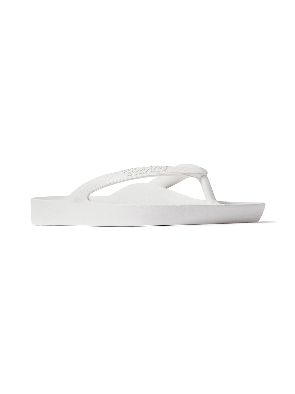 Arch Support Flip Flops - WHITE