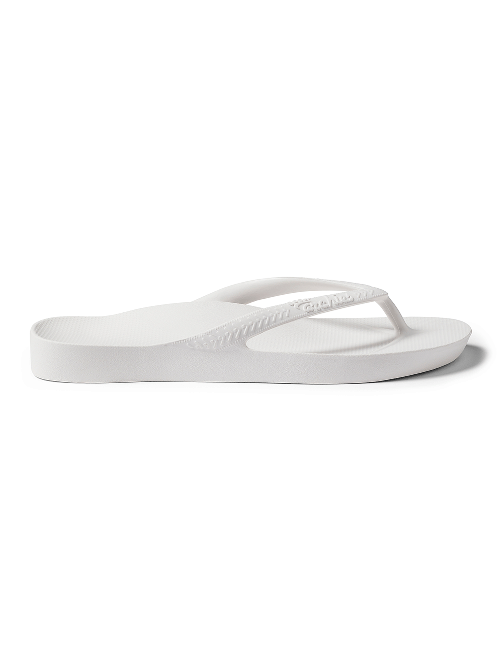 Arch Support Flip Flops - WHITE