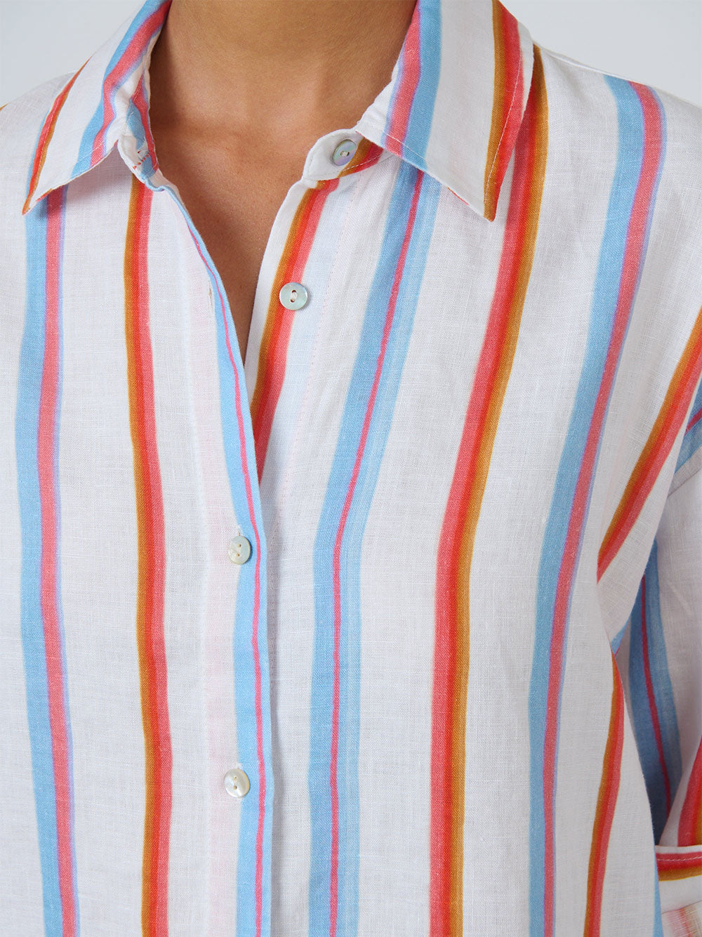 Linen Long Sleeve Shirt - CIRQUE