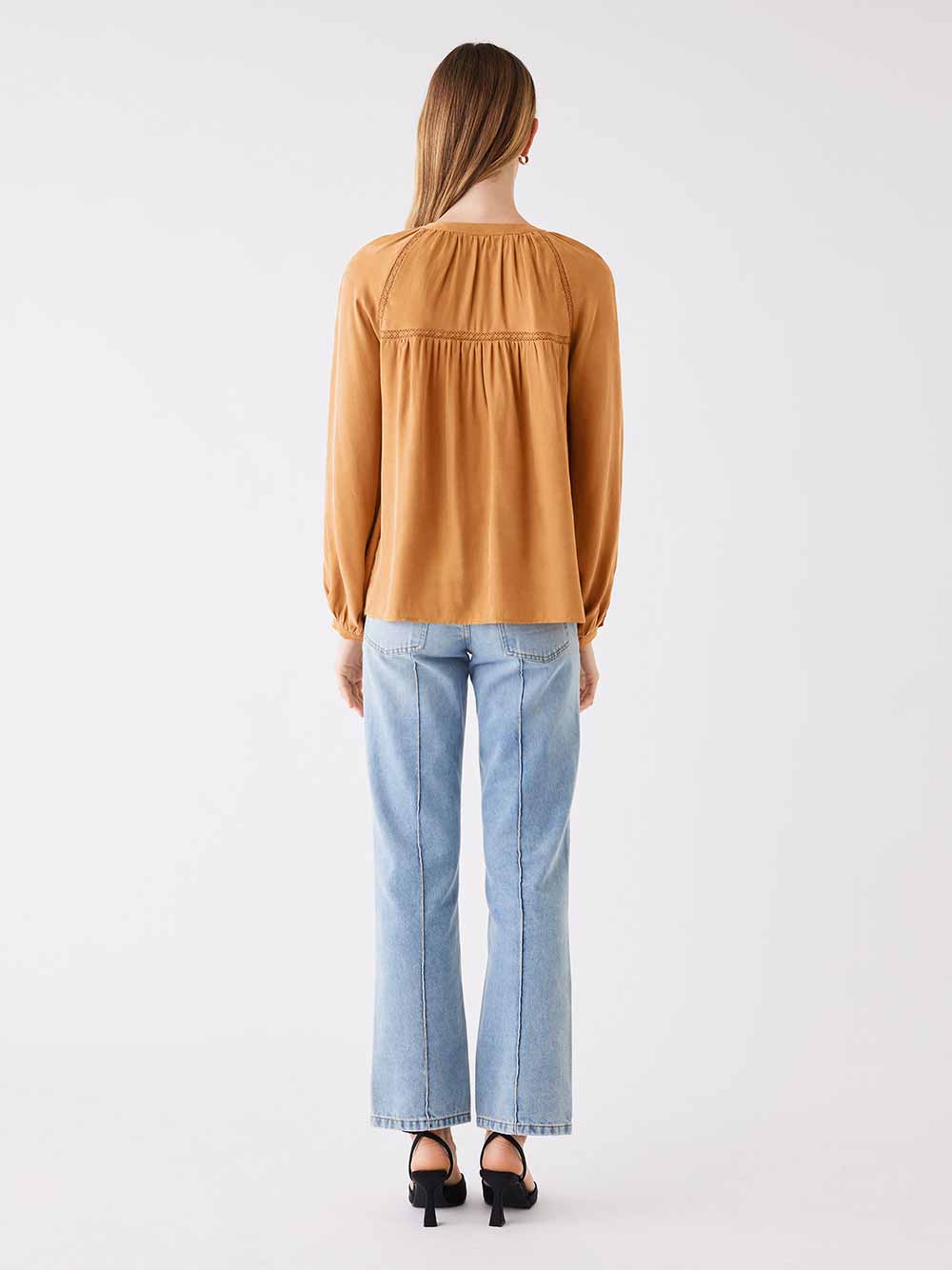 Compass Blouse - MUSTARD