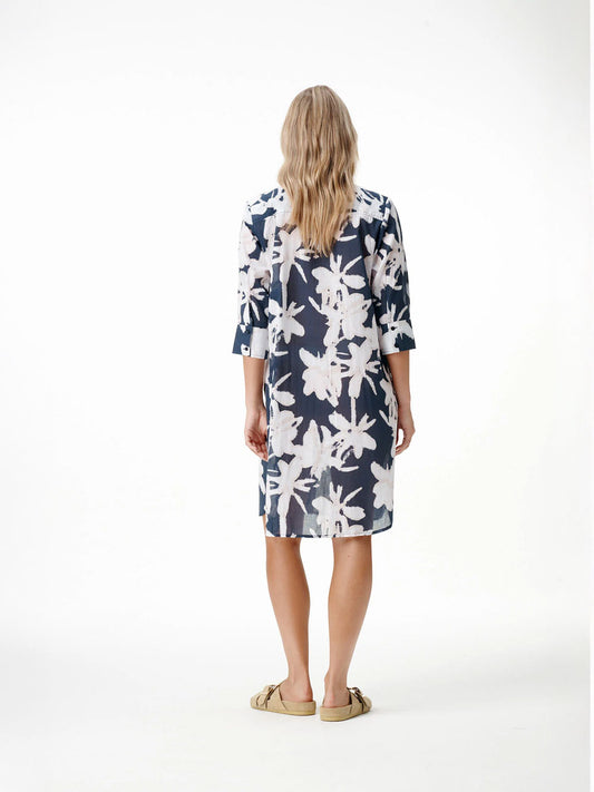 Middy Daisy Indigo Leaf Dress