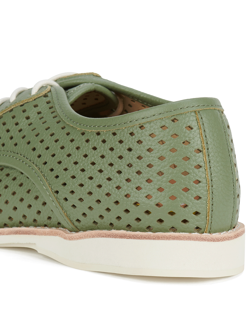 Derby Punch Tumble Shoes - FERN GREEN
