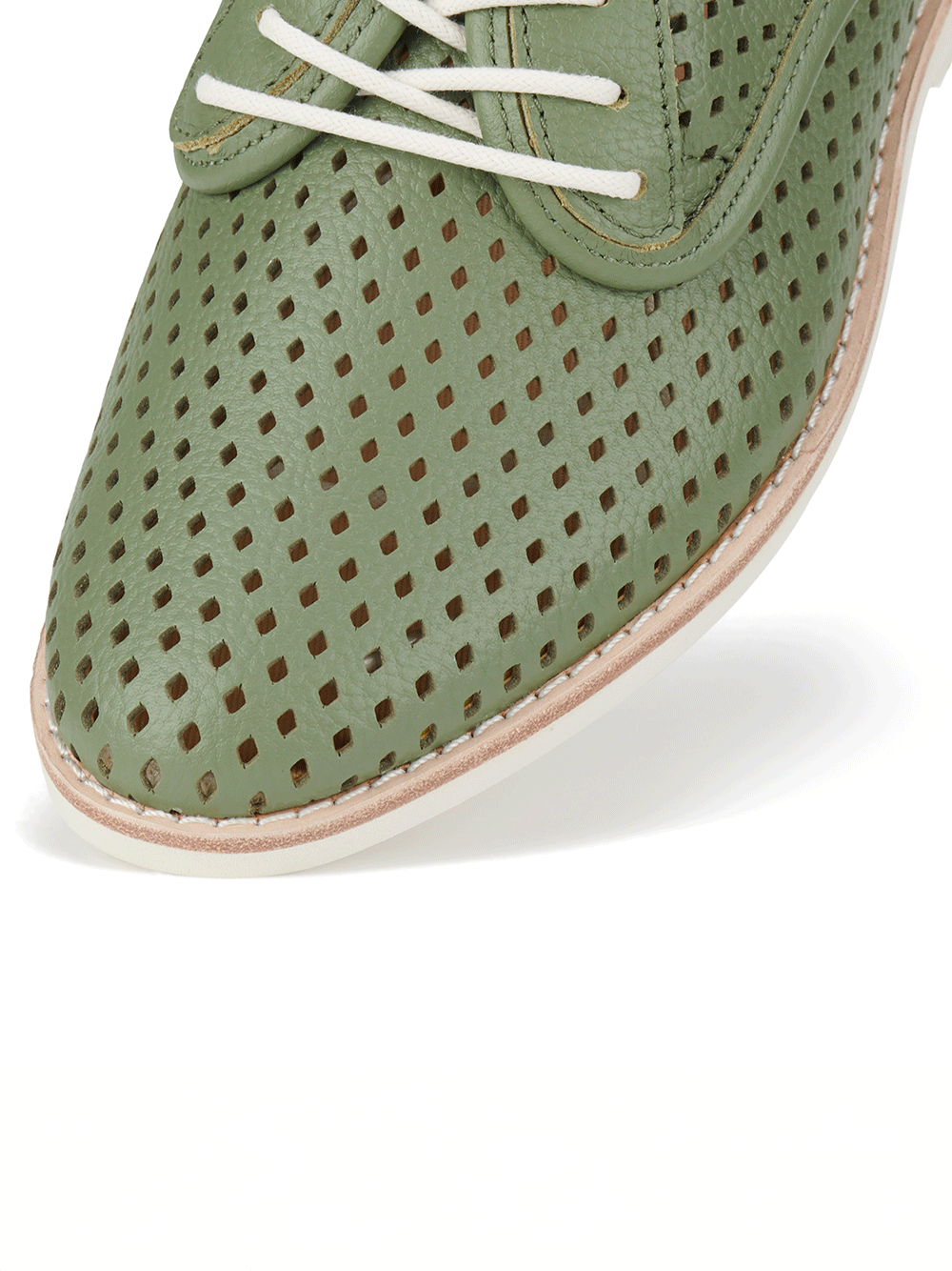 Derby Punch Tumble Shoes - FERN GREEN