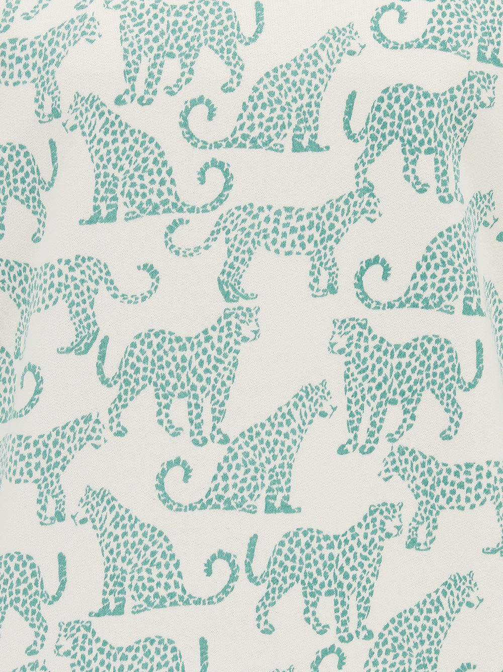 Eadie Relaxed Leopard Sweatshirt - GREEN