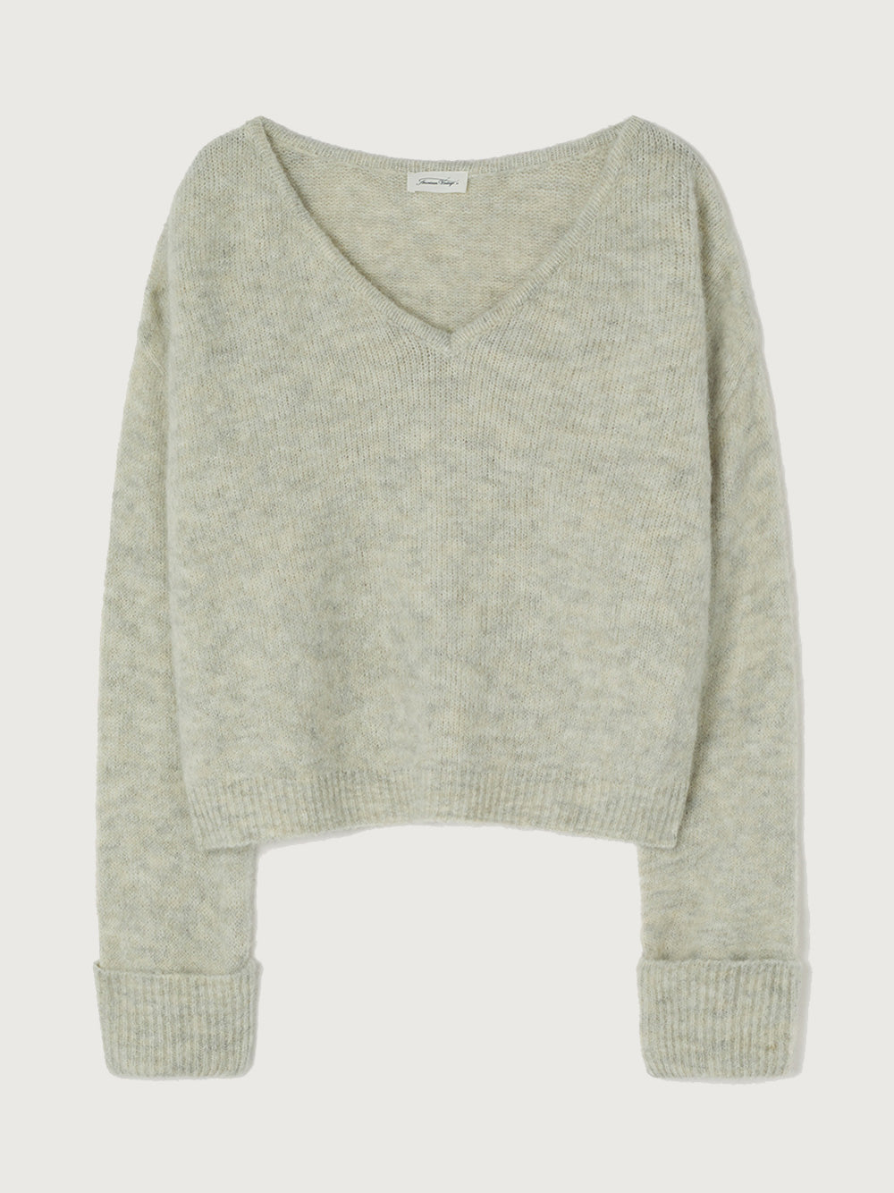 East V-Neck Pullover - POWDER SNOW MELANGE