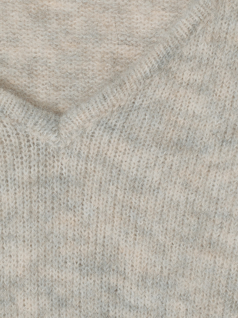 East V-Neck Pullover - POWDER SNOW MELANGE