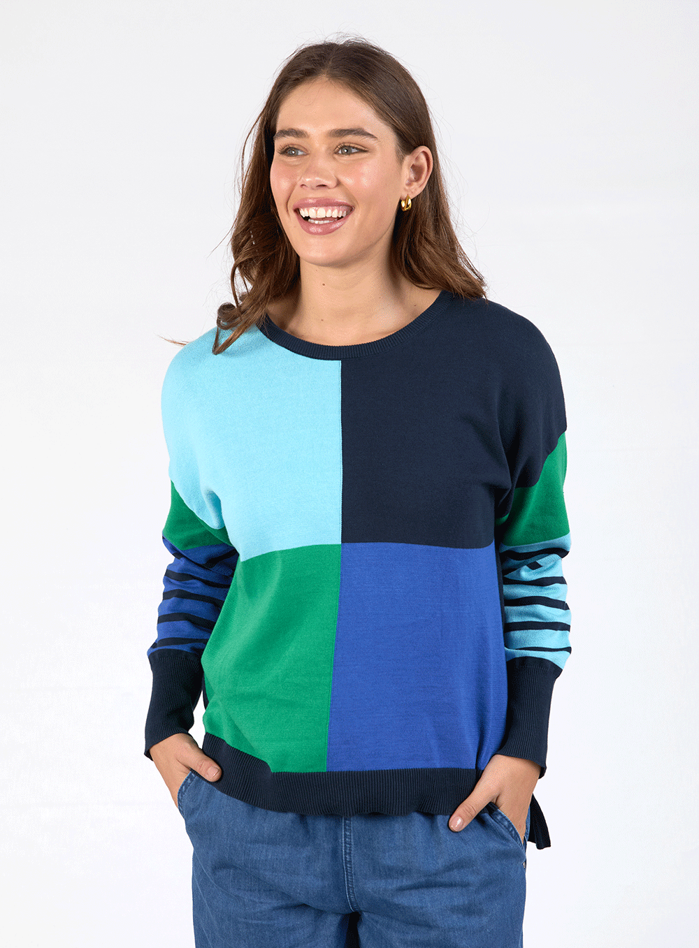 Fern Mixed Knit