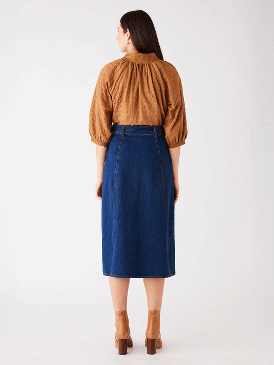 Glimpse Blouse - Chestnut