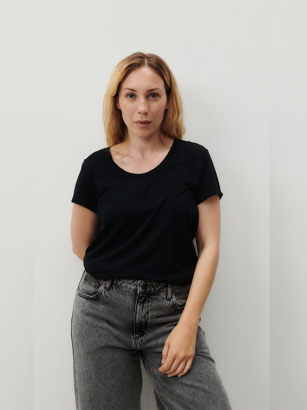 Jacksonville Scoop Neck T-Shirt - BLACK