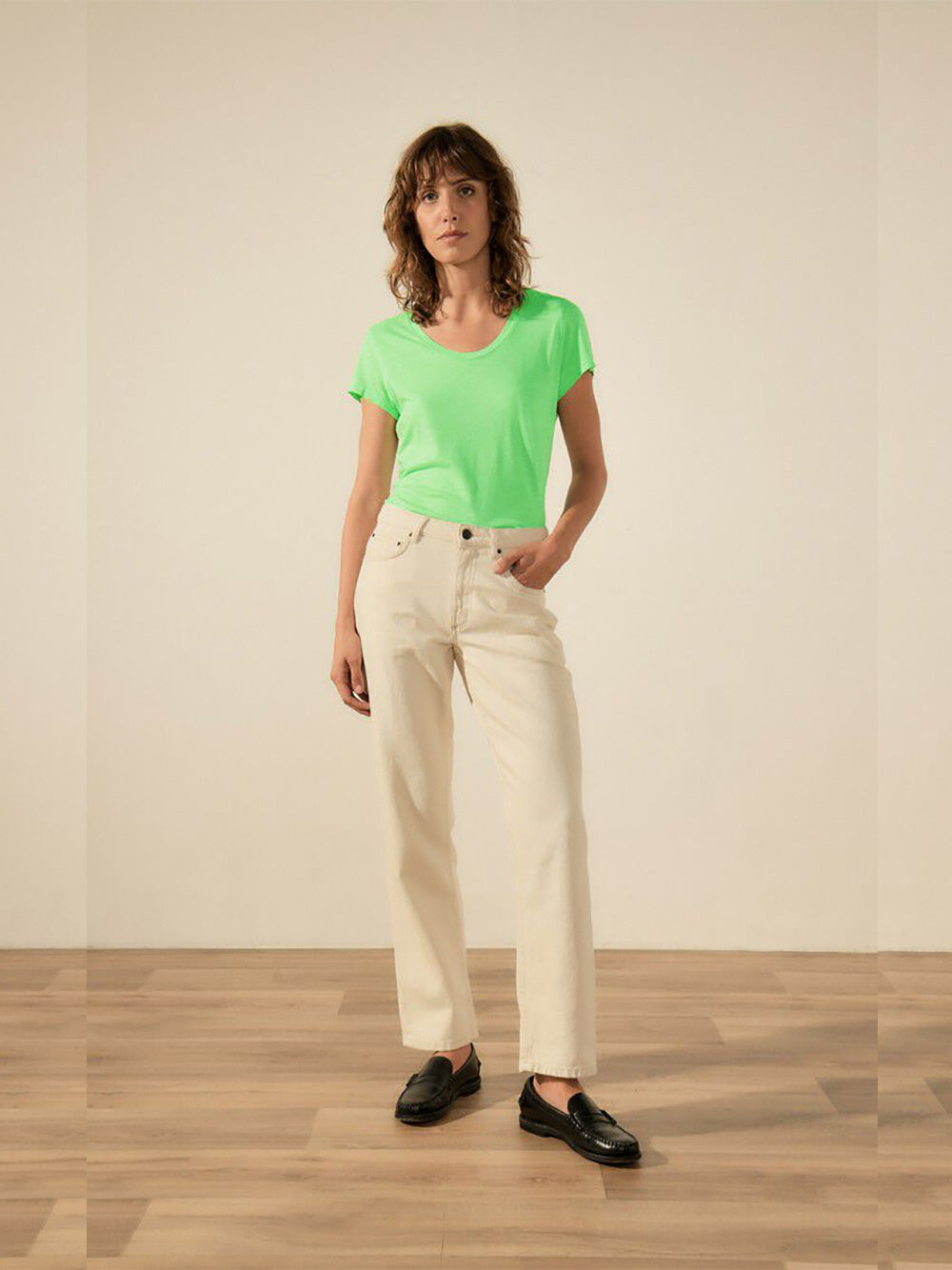 Jacksonville Scoop Neck T-Shirt - VINTAGE APPLE GREEN