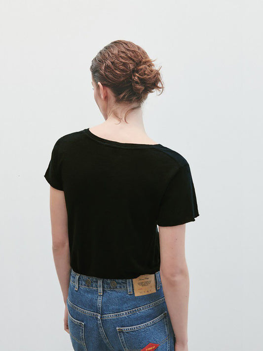 Jacksonville V-Neck T-Shirt - BLACK