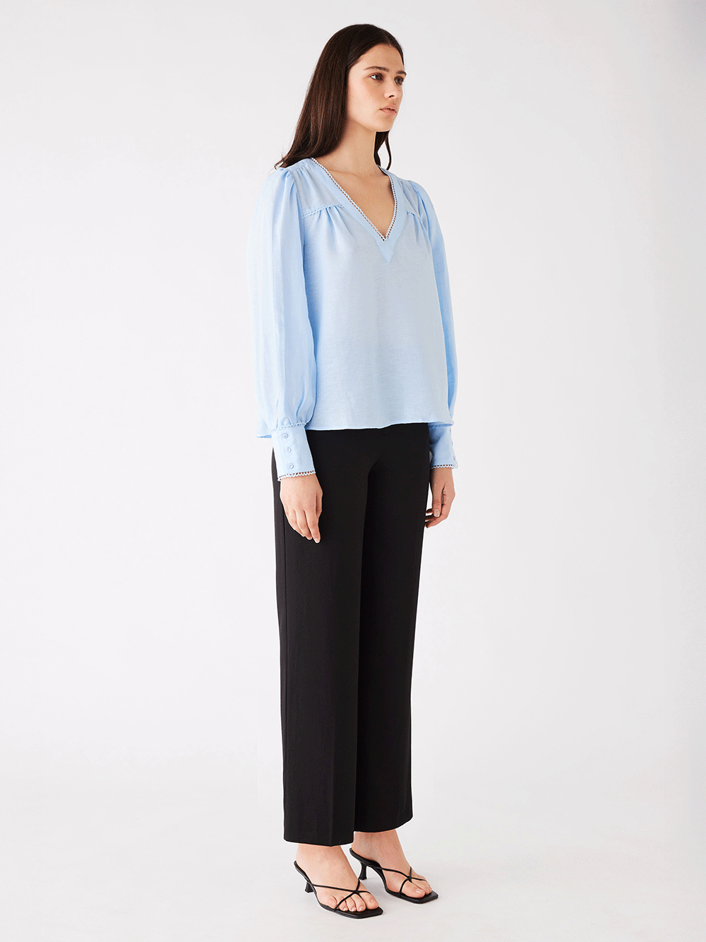 Josephine Blouse - Sky