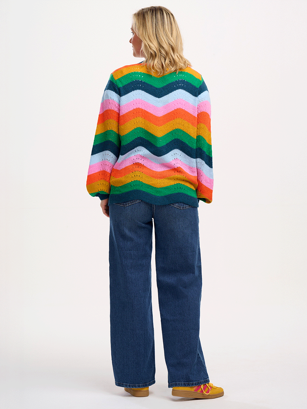 Bella Cardigan - RAINBOW WAVES