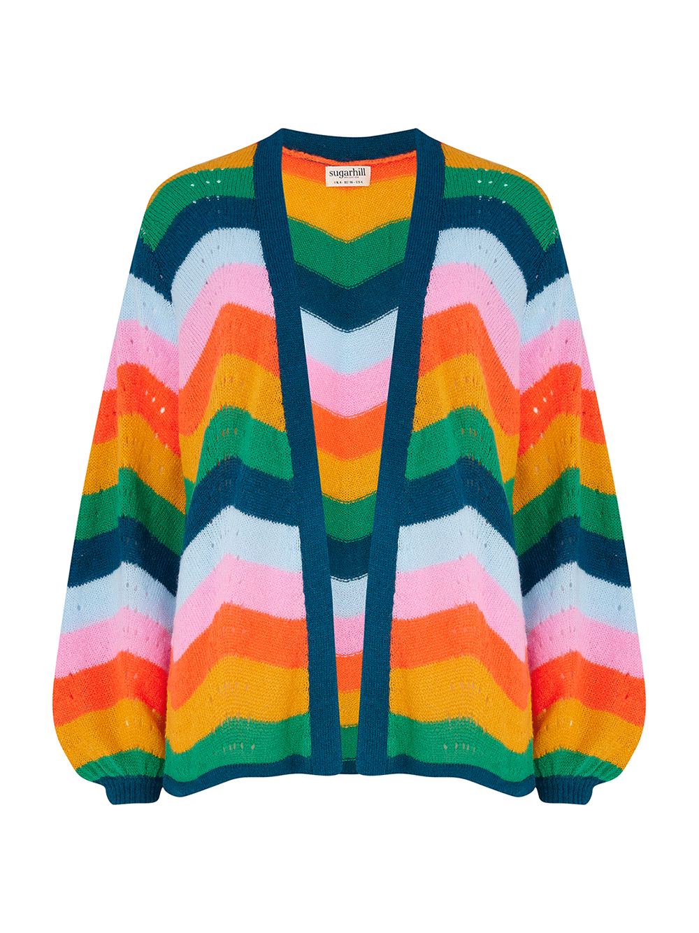 Bella Cardigan - RAINBOW WAVES