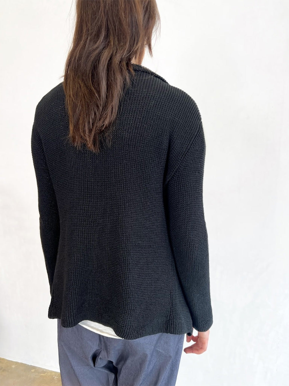 Chiara Knit Jacket - BLACK