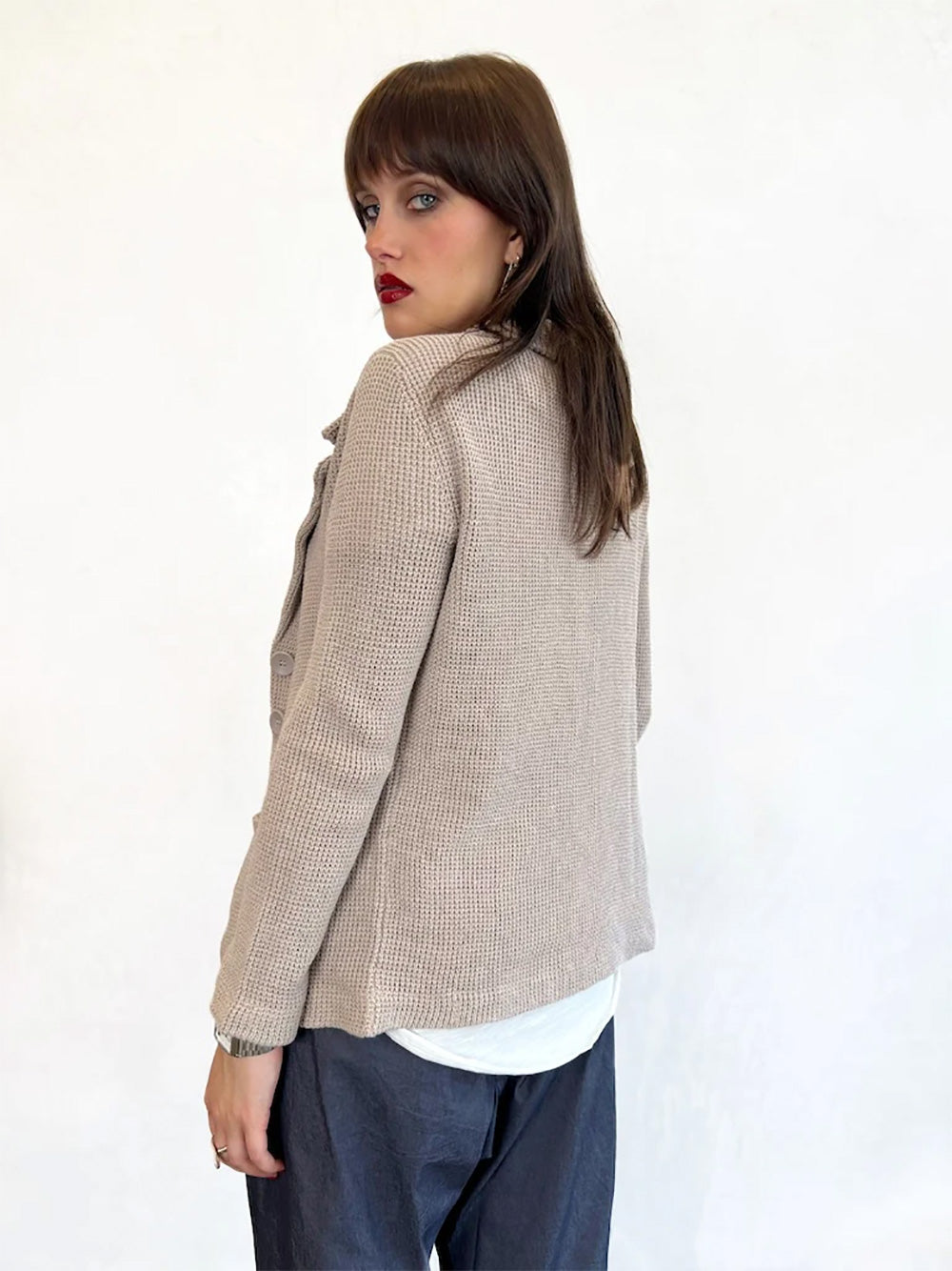 Chiara Knit Jacket - NATURAL