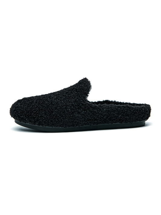 Fluffy Slide - BLACK