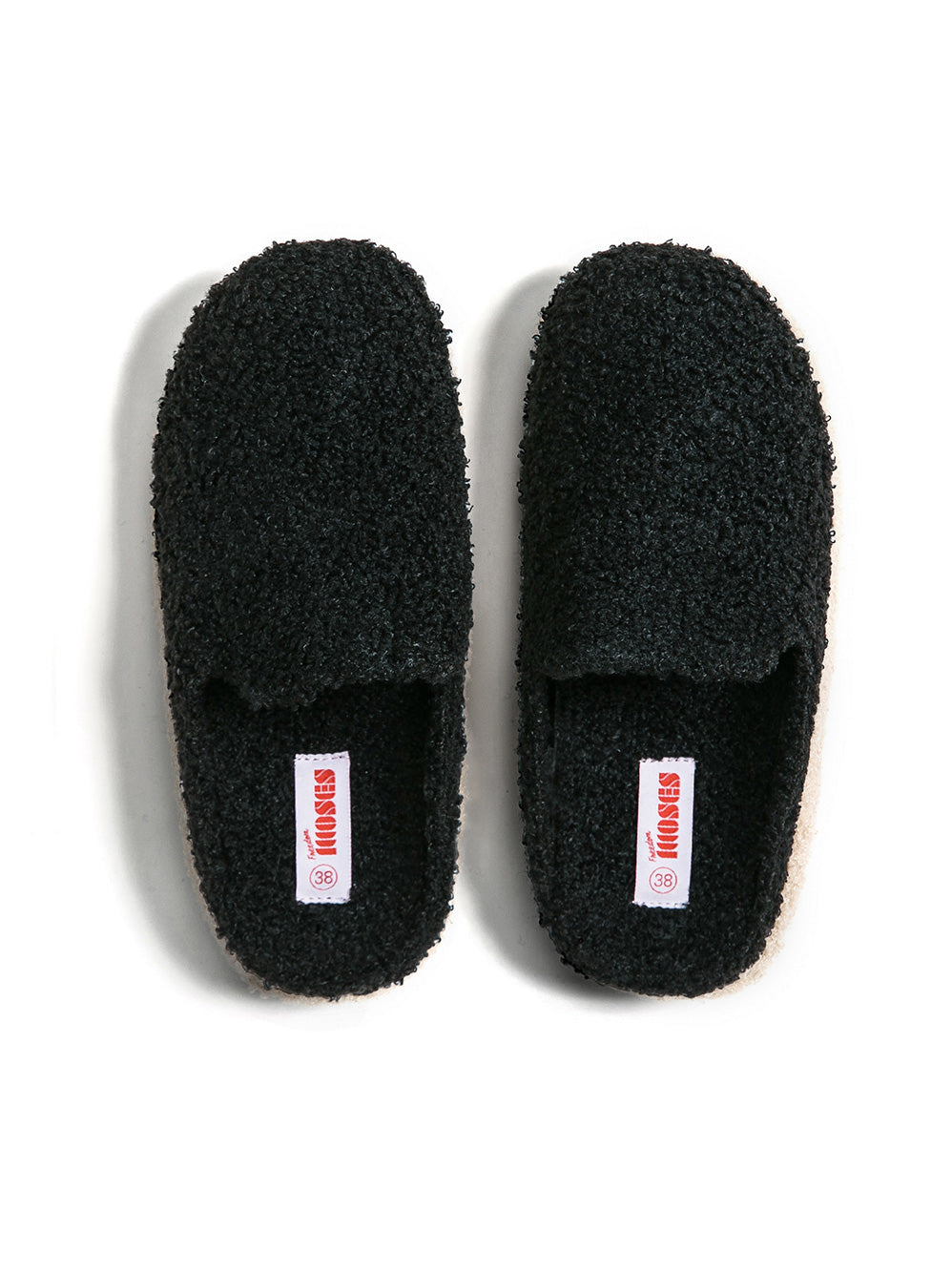 Fluffy Slide - BLACK