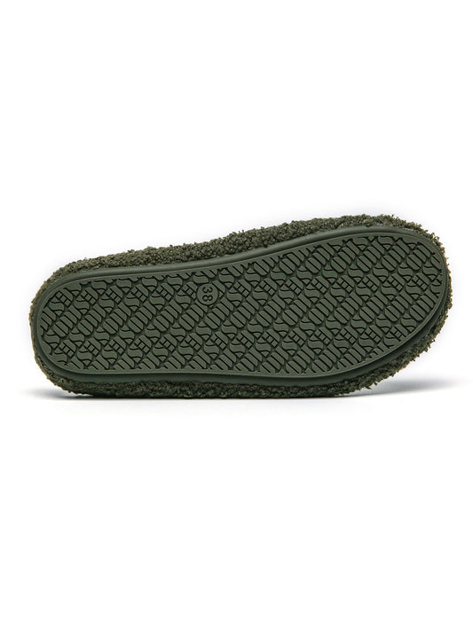 Fluffy Slide - OLIVE