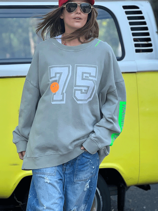 Long Vintage Sweat - KHAKI
