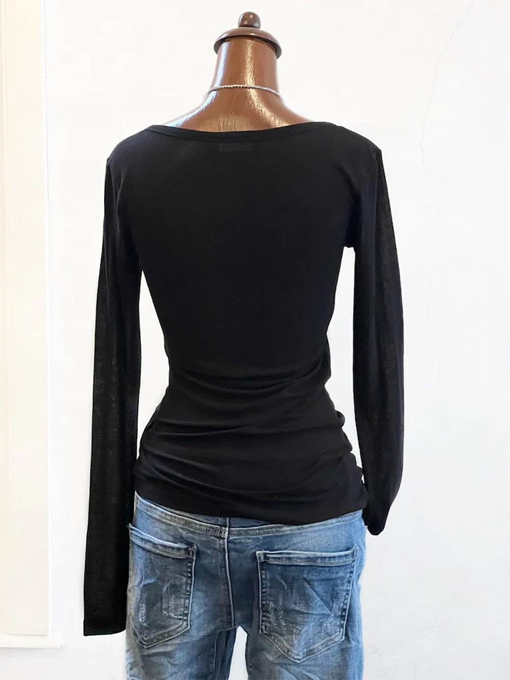 Mesh Long Sleeve Top