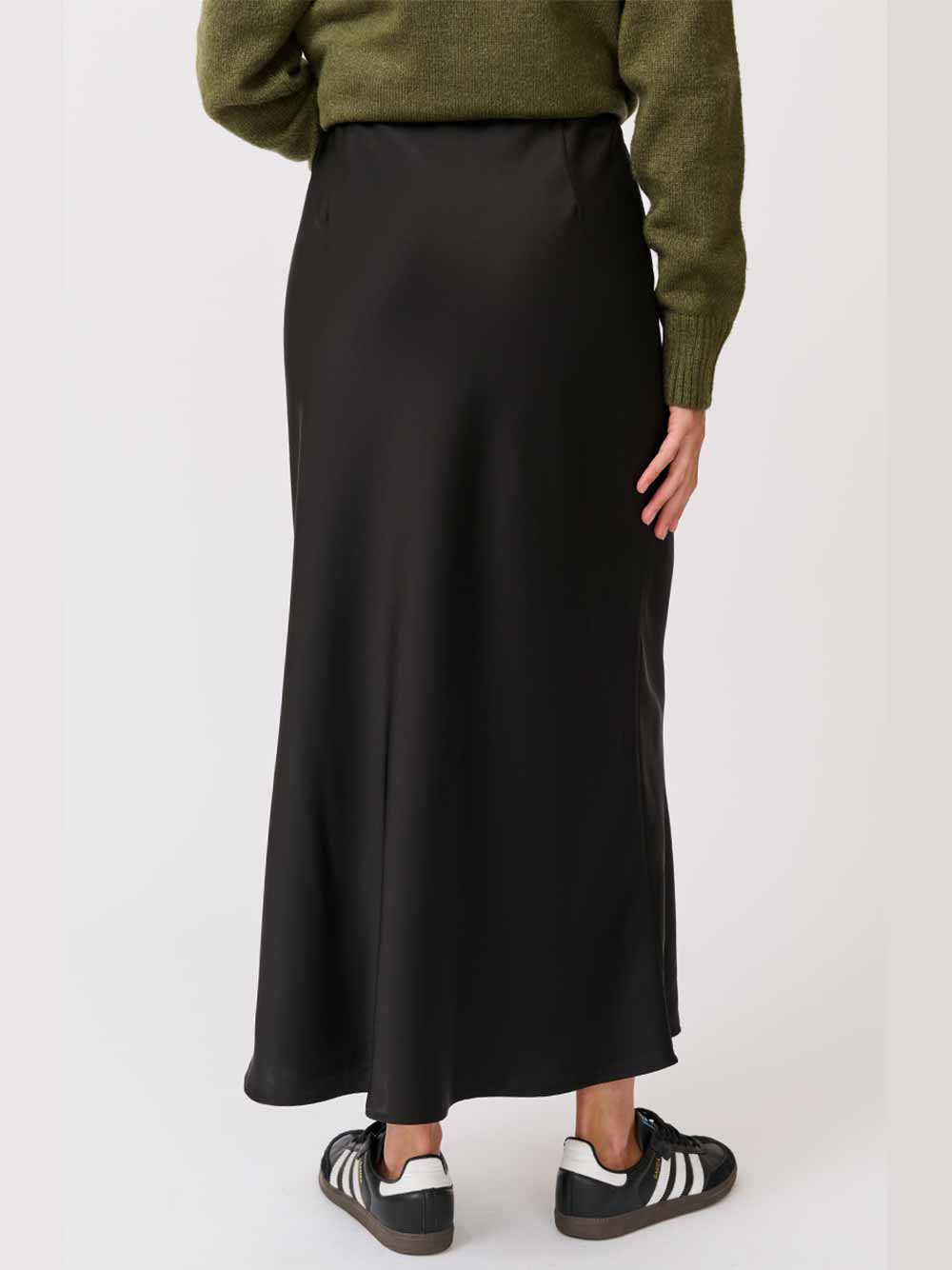 Millie Slip Skirt - BLACK