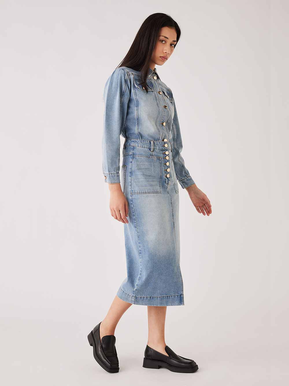 Midwest Denim Skirt