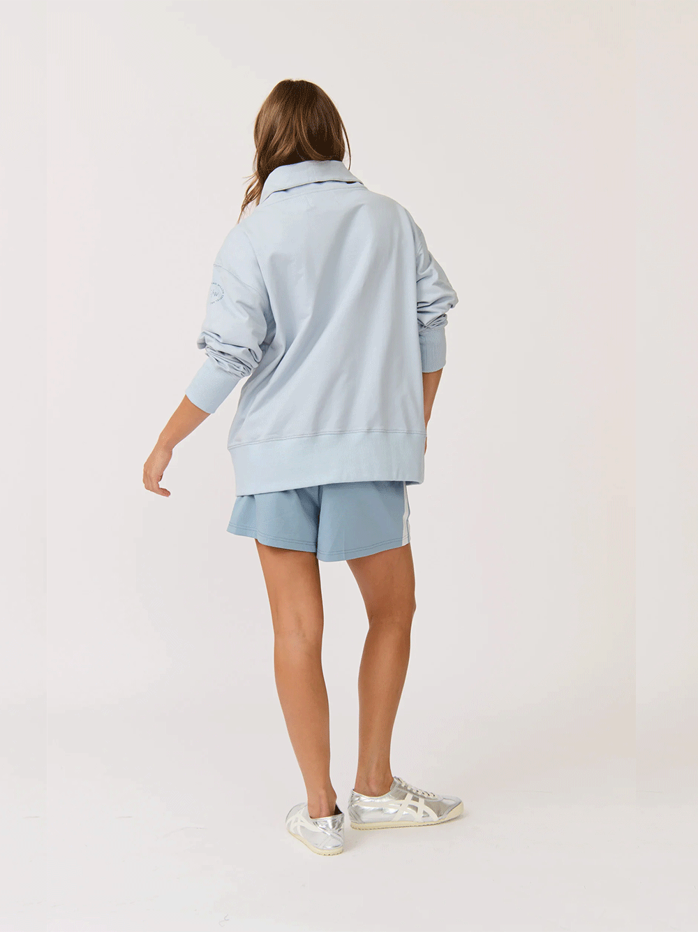 Nova Half Zip Sweater - SKY