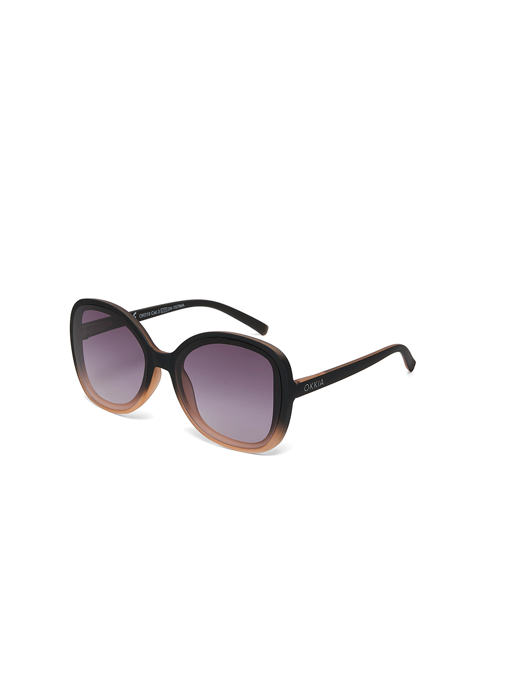 Anna Sunglasses (OK019) - BLACK/PINK