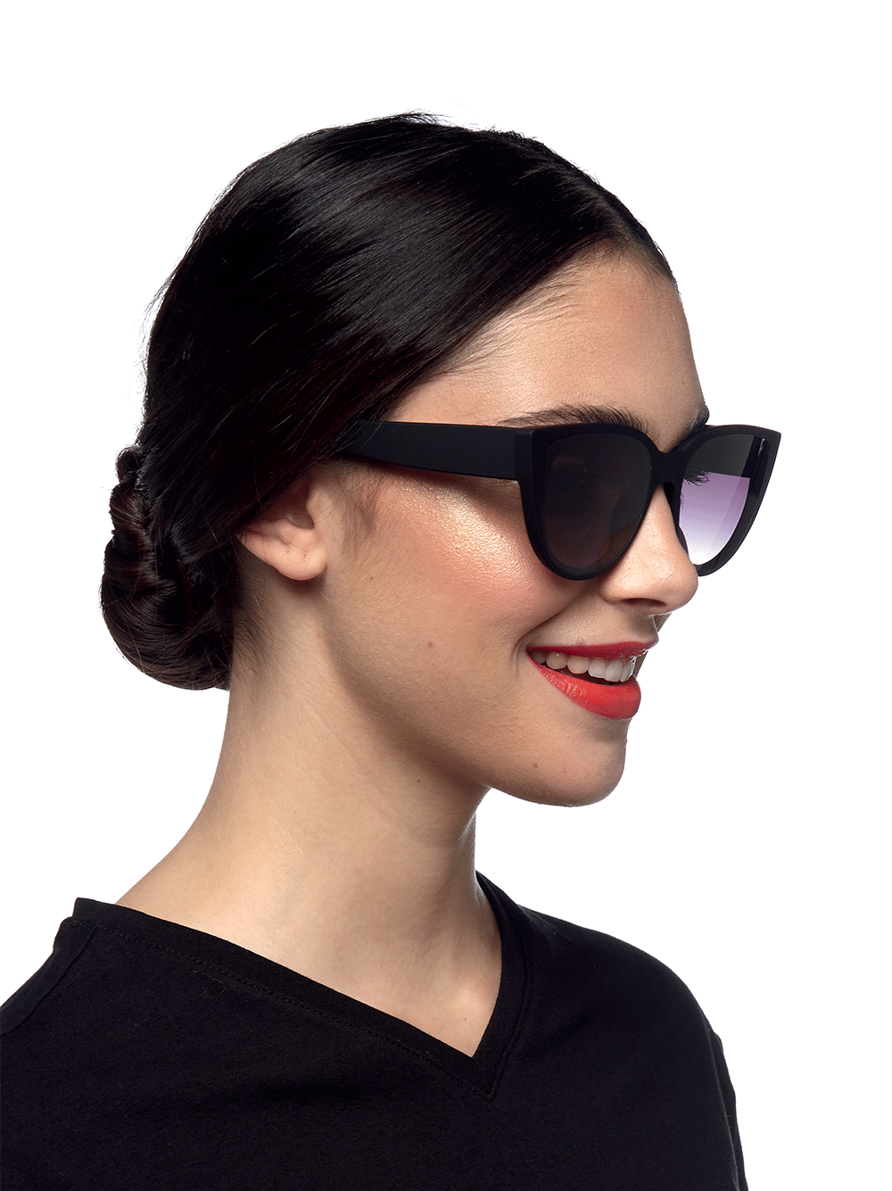 Silvia Sunglasses (OK020) - BLACK