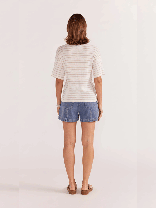 Paige Stripe Knit Tee