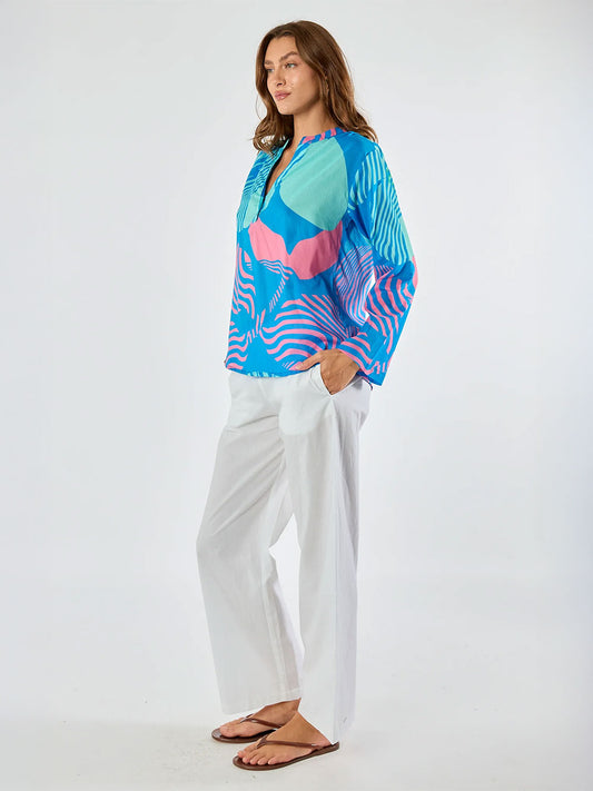 Papillon LS Top - BLUE
