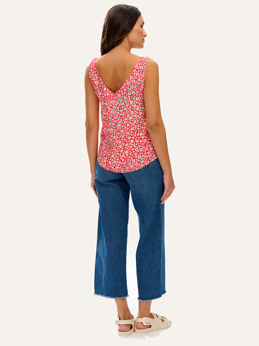 Romy Vest Top - RAINBOW DAISY