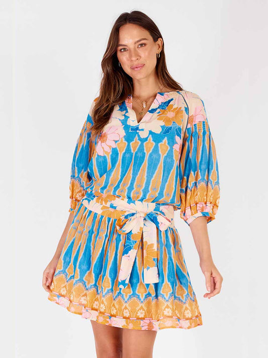 Lucido Mini Dress - BLUE