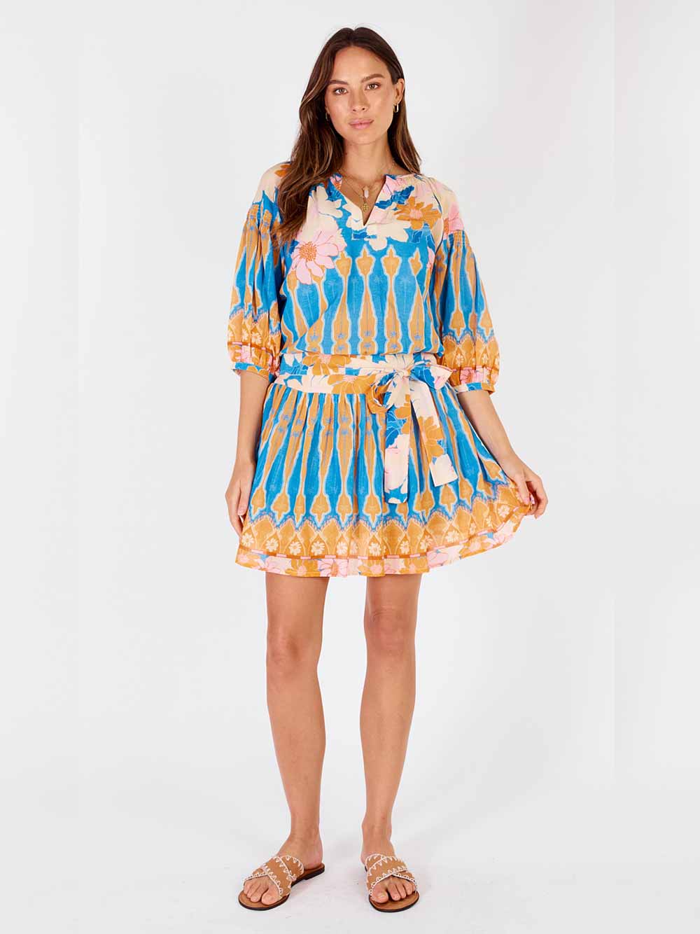 Lucido Mini Dress - BLUE