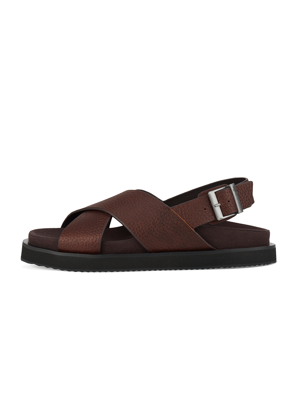 Rhodes Cross Sandal - CHOCOLATE