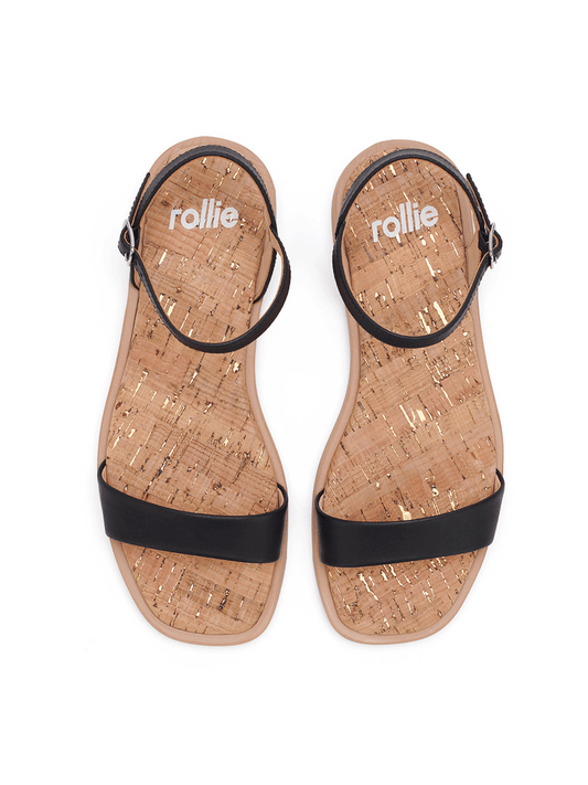 Cork Sandal - BLACK