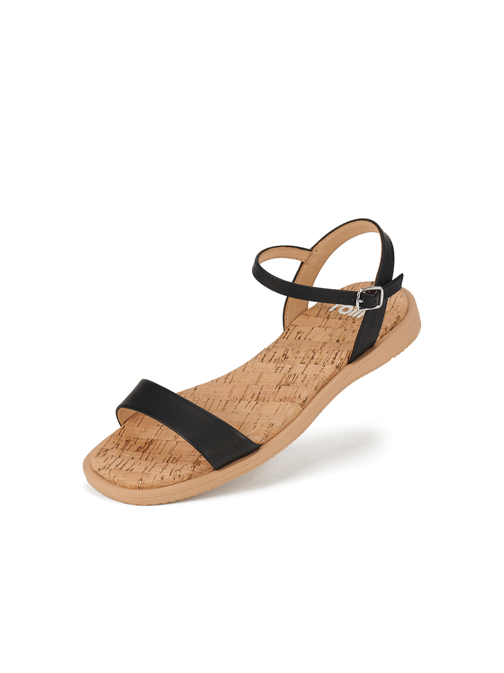 Cork Sandal - BLACK