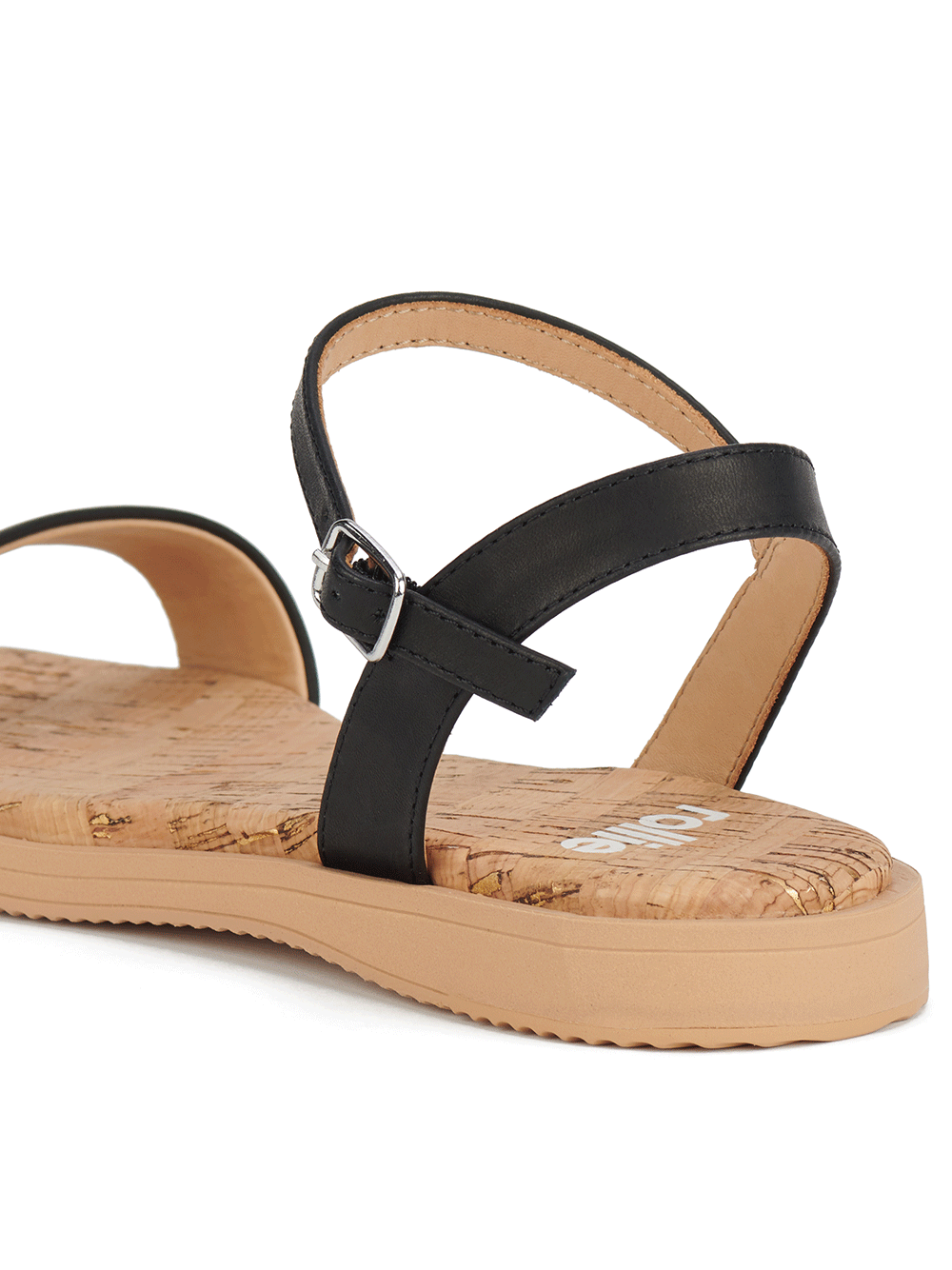Cork Sandal - BLACK