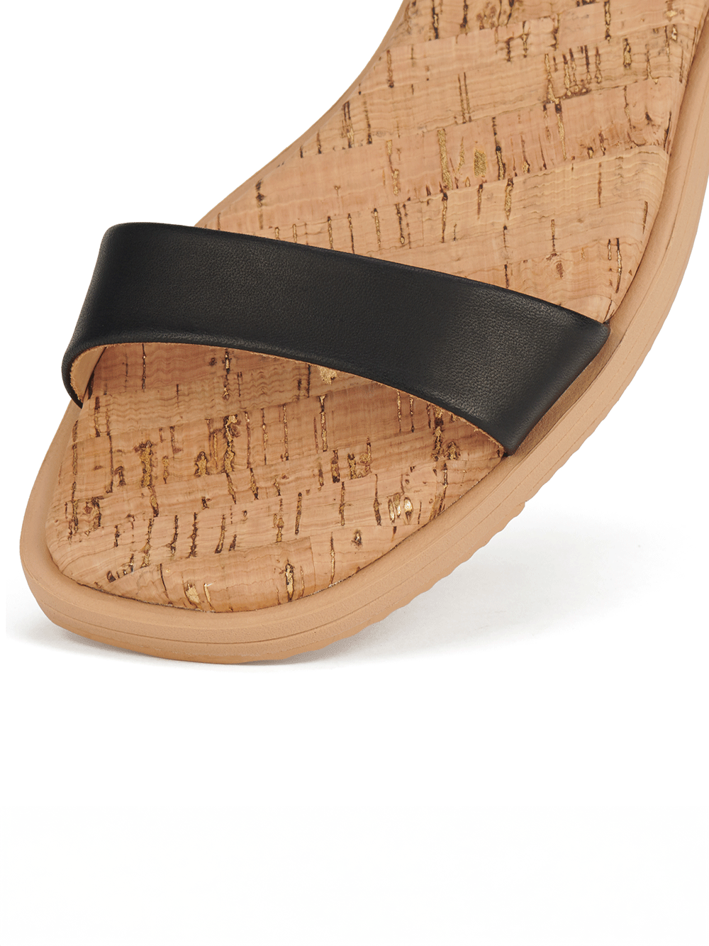 Cork Sandal - BLACK
