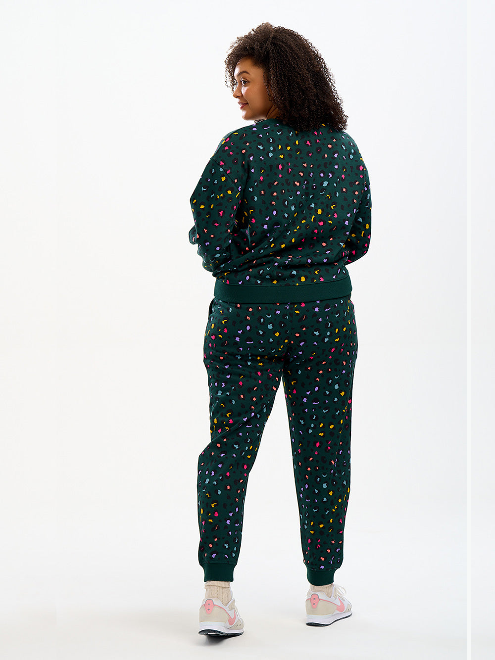 Noah Sweater - GREEN LEOPARD