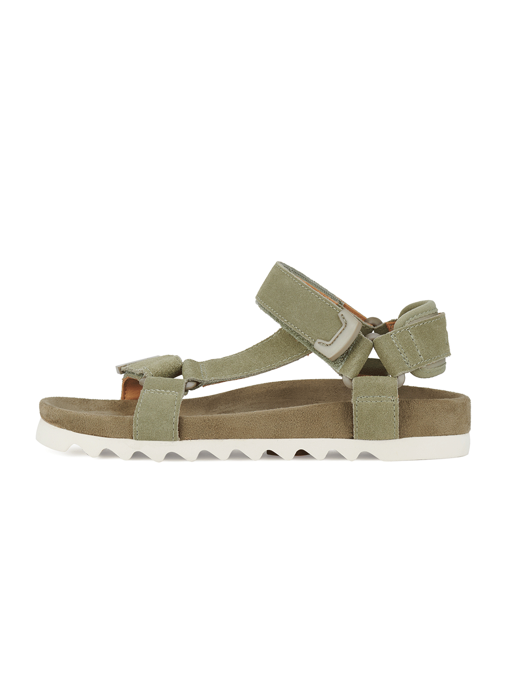 Sandal Tooth Wedge - SAGE/WHITE