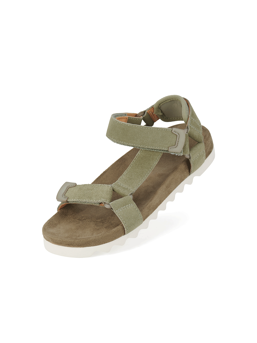 Sandal Tooth Wedge - SAGE/WHITE
